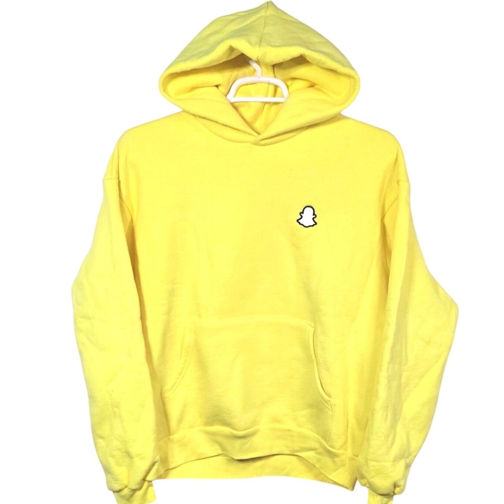 Madhappy x Snapchat‎ Limited Edition Classic Fleece Hoodie M Yellow NEW